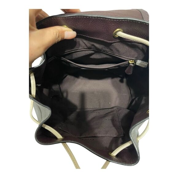 Coach Evie Backpack In Colorblock With Snakeskin Detail - Picture 7 of 12